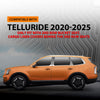 G-PLUS Floor Mats Cargo Liner Fit Kia Telluride 2020-2025(Only Fit w/ 2nd Row Bucket Seat) TPE All Weather Custom Fit Protection Car Mats Floor Liners Accessories 1st & 2nd & 3rd alfombras para carro