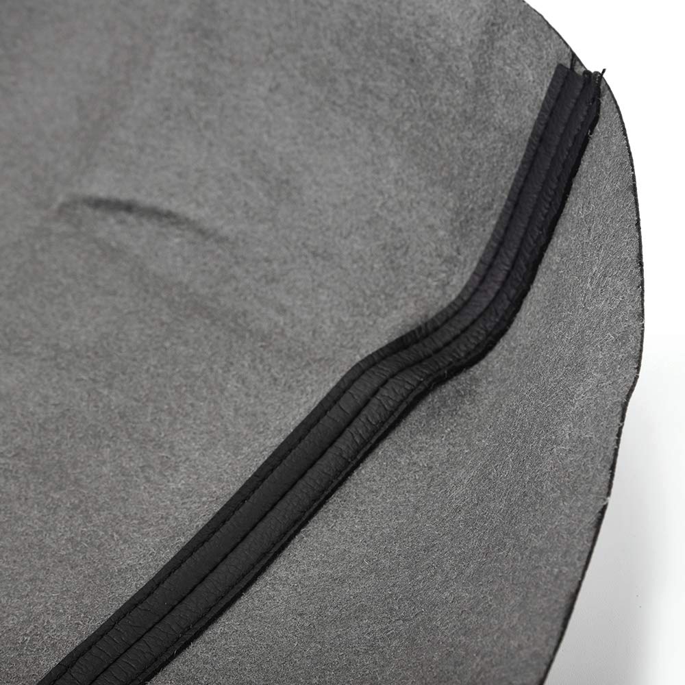 G-PLUS Gray Leather Center Console Lid Armrest Cover Compatible with 2009-2015 Honda Pilot (Leather Skin Only) Black