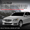 G-PLUS Grille Trim Grill Driver Left Side Fit For Models Without AMG Styling Package,Compatible with Benz E350 E400 4Matic Wagon Sedan 4-Door 2014-2016 2128852921