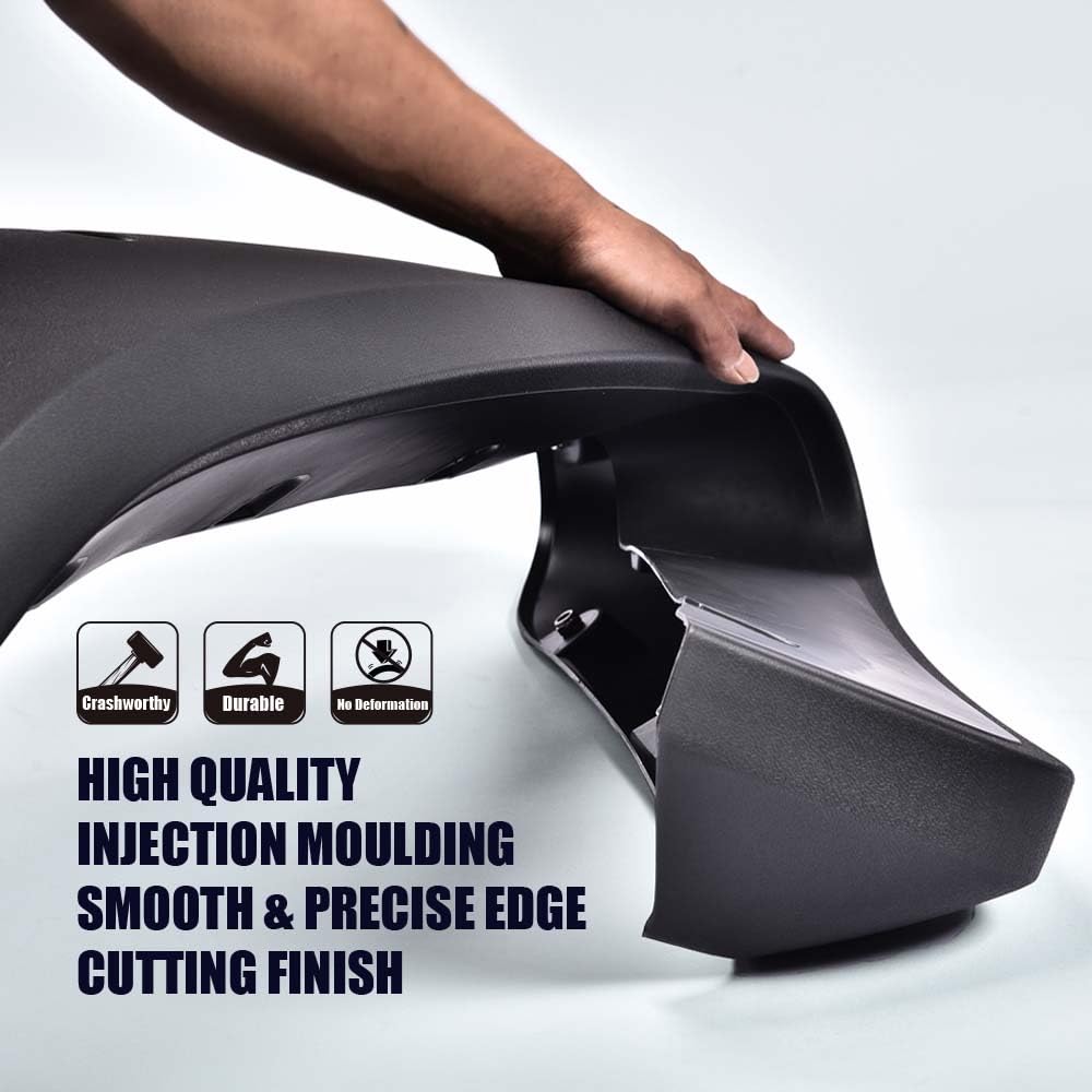G-PLUS Silverado Fender Flares with 78.0"/97.6" Standard & Long Bed, Fit Chevy Silverado 1500/2500HD/3500HD 2007-2013 & 2007 Silverado New Body Style Only (Not Fit GMC Sierra & Dually Models)