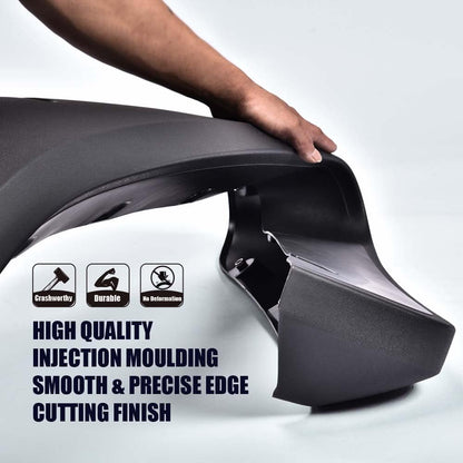 G-PLUS Silverado Fender Flares with 78.0"/97.6" Standard & Long Bed, Fit Chevy Silverado 1500/2500HD/3500HD 2007-2013 & 2007 Silverado New Body Style Only (Not Fit GMC Sierra & Dually Models)