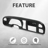G-PLUS Dash Board Bezel Cover Double Din Compatible with Dodge Ram 1500 1998-2001/ Ram 2500 3500 1998-2002 Instrument Panel Cover w/Vent (Clips Included)