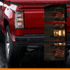 G-PLUS Tail Lights w/Bulbs Fit Chevy Silverado 1500 2014-2018/Fit Silverado 1500 LD 2019/Fit Silverado 2500 HD 3500 HD 2015-2019,Rear Lamp Clear Lens Luces Traseras, Faros TraserosAssembly