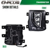 G-PLUS LED Fog Light Compatible With 2016-2018 Chevy Silverado 1500,Bumper Lamps Driving Fog Lamps w/Switch (Clear lens)