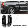 1 Pair Cab Corners Covers Fit For Chevy Silverado GMC Sierra 1999-2007 4 Door Extended Cab Trucks Black