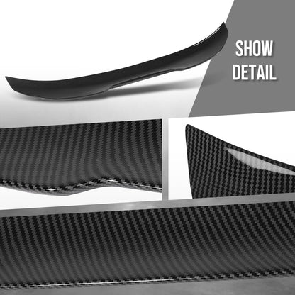G-PLUS Rear Trunk Spoiler Wing Compatible with BMW 4 Series F32 Coupe Models 440i 430i 428i 2014 2015 2016 2017 2018 2019 2020 Spoiler Carbon Fiber Black