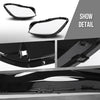 G-PLUS Headlight Lens Cover Compatible with Benz CLS-Class W218 2015-2018 Left & Right Front Headlamp Lens Cover Clear