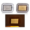 G-PLUS LED Front Park Signal Lamp Compatible with 03-08 H2 05-08 H2 SUT Left Right LED Corner Signal Lights Parking Lamps Turn Signal Marker Light Front Fender Replacement 2pcs