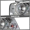 G-PLUS Headlights Fit 2004-2008 Ford F150,Fit 2006-2008 Lincoln Mark LT,NOT Fit 2004 F150 Heritage & Flareside Beds,Clear Lens Chrome Housing Clear ReflectorBumper Headlamps,faros delanteros