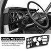 G-PLUS Dash Bezel Compatible with 1984-1987 Chevy GMC Truck Instrument Cluster Bezel w/Air Conditioning & Lower Column Cover (w/o Wiper Switch Hole) Replace for 14057869