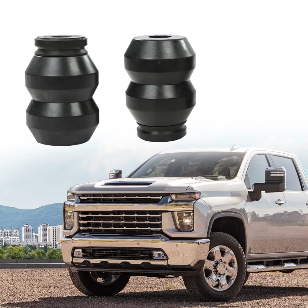 G-PLUS Rear Suspension Helper Spring Kit Compatible with Chevy Silverado 2500 3500 / Compatible with GMC Sierra 2500 3500 2011 2012 2013 2014 2015 2017 2018 2019 T/IGMRCK25D