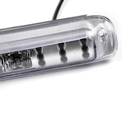 G-PLUS LED Third Brake Light Compatible with Chevy Silverado/GMC Sierra 1500 2500 3500 1999-2006 3rd Cargo Tail Stop Lamps, Clear Lens Chrome Housing, 264115BK 5978318