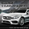 G-PLUS Fender Liners Front Driver Left Side Compatible with Benz C300 C350e C400 C43 C450 C63 AMG 4Matic Coupe Convertible Sedan Base 2015-2017 2056912900, MB1248192