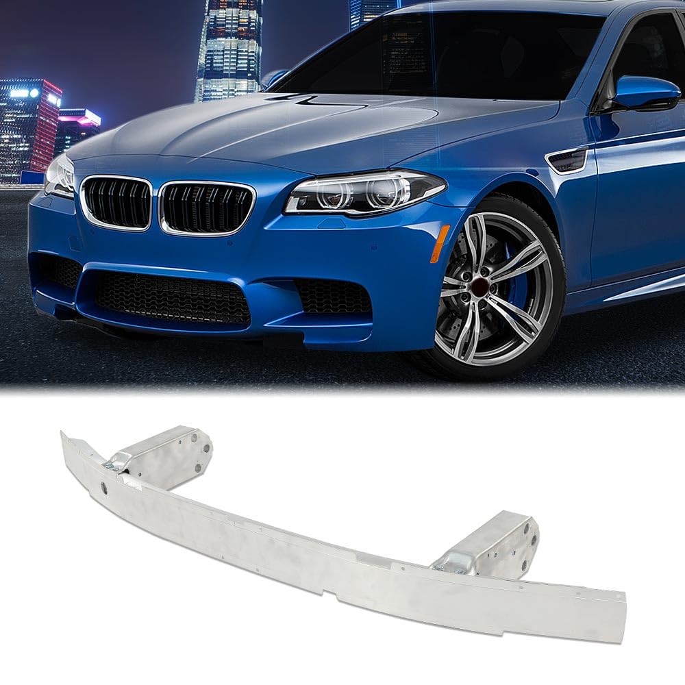 G-PLUS Front Bumper Reinforcement Bar Compatible with BMW M5 2012-2016 ActiveHybrid 51117200706 BM1006130 Silver