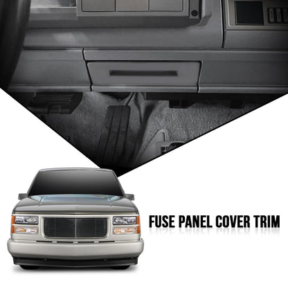 G-PLUS Dash Fuse Panel Cover Compatible with Chevy & GMC Truck 1988-1994/Fit Chevy Blazer GMC Yukon 1992-1994/Fit GMC Yukon Suburban 1992-1994 Gray