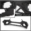G-PLUS 1PC Front Bumper Cover w/Brackets Compatible with Ford Escape 2017 2018 2019, GJ5Z-17757-APTM, GJ5Z-17C947-AA, GJ5Z-17C947-AB, Black