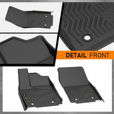 G-PLUS Floor Mats 3PCS for Toyota Tundra CrewMax Cab 2022-2026 TPE Product Image