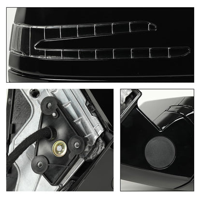G-PLUS Rear View Mirror w/o Blind Spot Left & Right Side Compatible with Benz S 550 4Matic Base 2007-2009,Fit Benz S 600/S 65 AMG Base 2007-2009 2218100576 2218100676