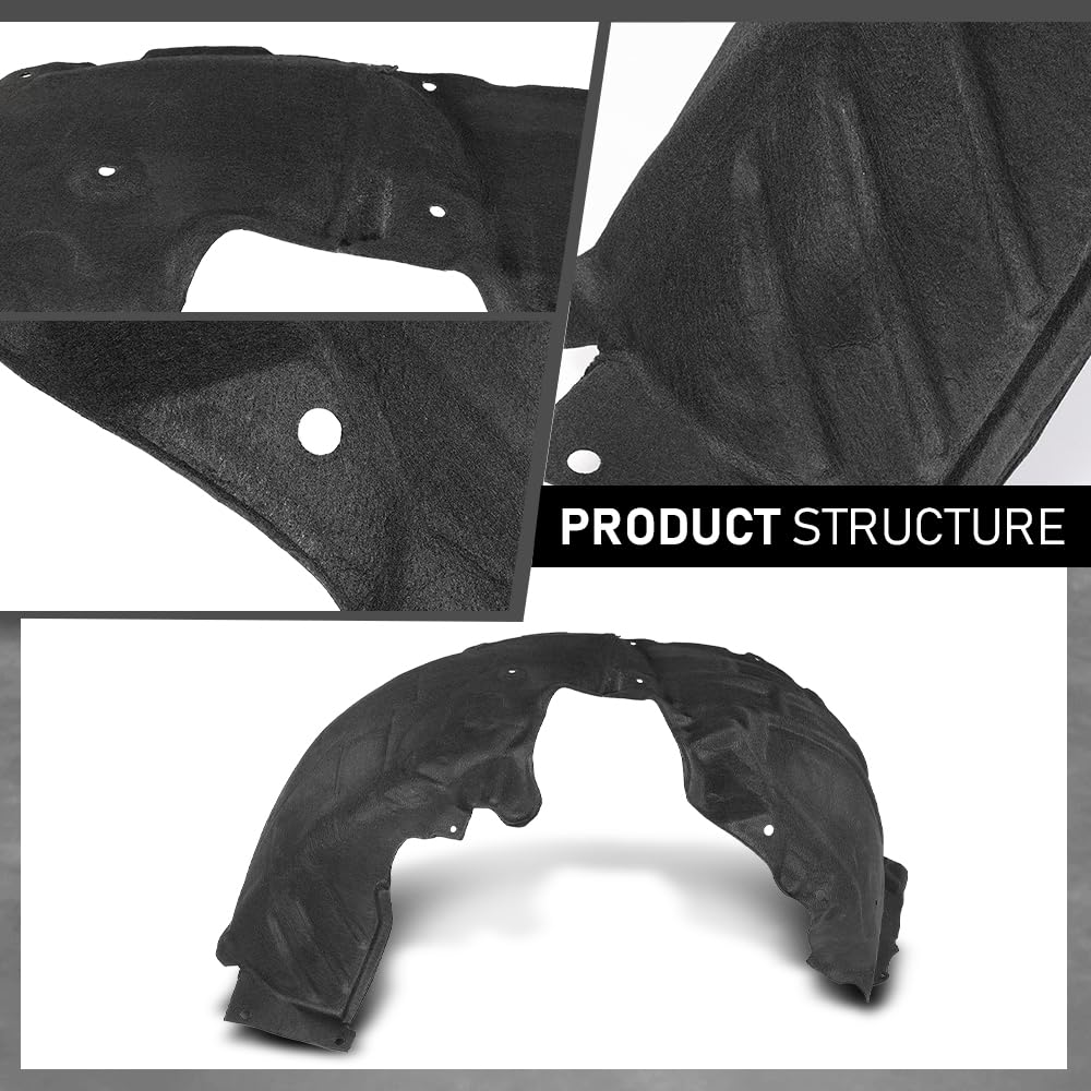 G-PLUS Pair Front Fender Liner Inner, Compatible with Ford Escape SE Sport Hybrid 2020/ Ford Escape 2020-2021, LH Driver & RH Passenger 2PCS, LJ6Z16102F, LJ6Z16103F