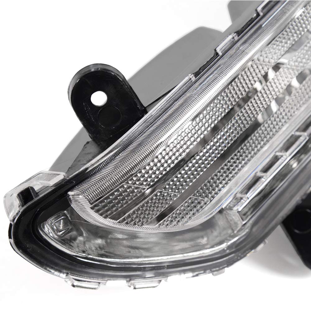 G-PLUS Front Bumper Fog Lights Compatible With 2013-2016 Ford Escape Kuga Driving Fog Lamps Driver & Passenger Pair Black Housing Clear Lens