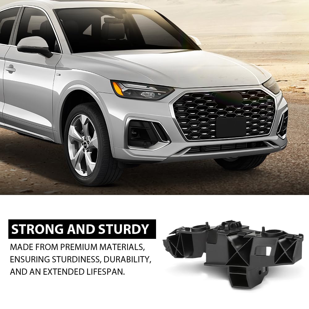 G-PLUS Front Right Fender Support, Compatible with Audi Q5 SQ5 2018-2023, Passenger Side, 80A807284A, AU1043116