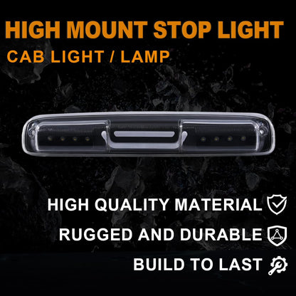 G-PLUS 3D LED Bar 3rd Third Tail Brake Light Compatible with 2007 GMC Sierra 1500 2500 3500 & HD Models Classic Rear Cargo Lamp High Mount Stop light
