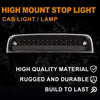 G-PLUS High Mount Dual Row LED 3rd Third Brake Light Compatible with Dodge Ram 1500 2009-2017 / Ram 2500 3500 2010-2017 High Mount Stop Cargo Lamps Assembly Black Housing