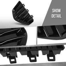 G-PLUS Front Bumper Grille for Cadillac XT4 2019-2024 Glossy Black Product Details