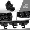 G-PLUS Bumper Cover Grille Front Left Side Compatible with Cadillac XT4 2019 2020 2021 2022 2023 2024 GM1038293, 191275994511 Glossy Black