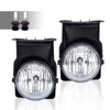 G-PLUS Bumper Fog Lights Compatible With GMC Sierra 1500 2500 3500 2003-2006 Pickup Clear Driving Fog Lamps W/o Wiring Kit Left+Right Side Clear Lens