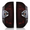 G-PLUS Tail Lights Assembly Compatible with Toyota Tundra 2014-2021, Left & Right Brake Tail Lamps, Dark Red Lens Chrome Housing, 815500C100