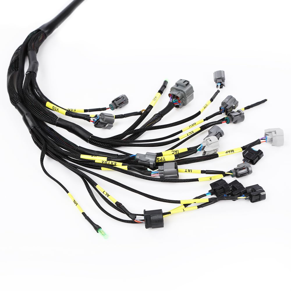 G-PLUS Engine Wiring Harness Compatible with Honda Civic Integra B16 B18 D16 OBD2 AP03 CNCH-OBD2-1