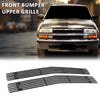 G-PLUS Billet Grille Insert Compatible with Chevy Blazer C/K Pickup Suburban Tahoe 1994-1999 Black