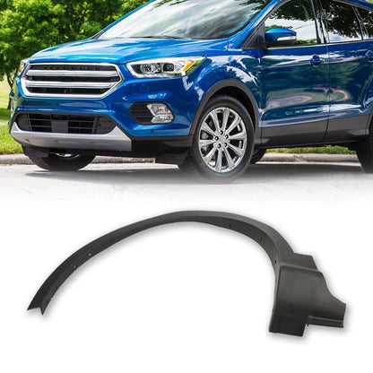 G-PLUS Fender Flare Compatible With Ford Escape 2013-2017, Wheel Well Arch Opening Molding Flares Black Wheel Cover Protector (1 x Front Left) CJ5Z-16268-AB