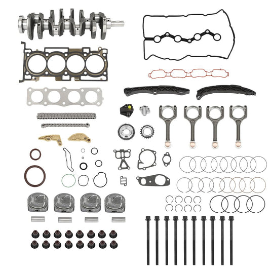 G-PLUS Engine Rebuild Overhaul Kit Crankshaft & Con Rods Fit Hyundai Sonata/Kia Optima 2010-2014 2.4L 72RZ62GF00