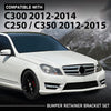 G-PLUS Bumper Retainer Set Front Compatible with Benz C250 4Matic Base 2012-2015,Fit Benz C300 2012-2014,Fit Benz C350 2012-2015 2048854265