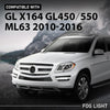 G-PLUS Left LED DRL Daytime Running Fog Light, Compatible with Benz GL-Class X164 GL320 GL350 GL450 GL550 ML63 X166 2007-2013, Driver Side, 1649060351