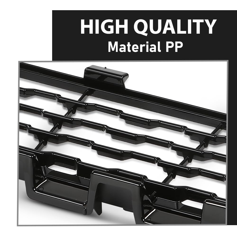 G-PLUS Front Center Bumper Grille, Compatible with BMW 740e M760i M760Li 2017-2019, Fit BMW 740i 750i 750Li 2016-2019, 51118092154, BM1036166