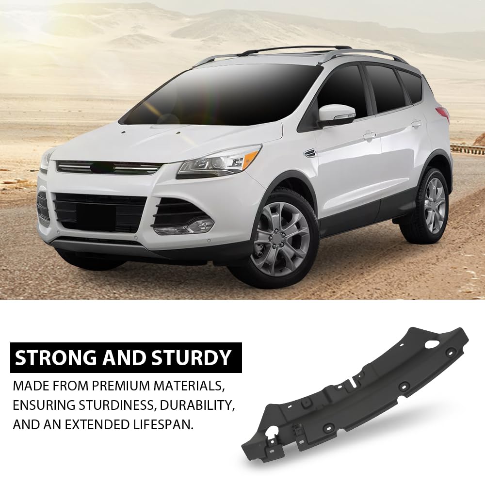 G-PLUS Radiator Support Cover, Compatible with Ford Escape SEL 2013, Fit Ford Escape (submodel: S, SE, Titanium) 2013-2016, CJ5Z8327A, FO1224105