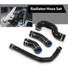 G-PLUS Black Radiator Hose Set Fit for HMMWV & Humvee 12339160 12339159 12339162 12340046
