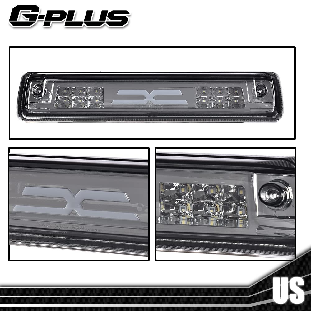 G-PLUS LED 3rd Third X Brake Light Rear Brake Stop Tail Light Compatible with 2015-2018 Colorado/Canyon GM25971002 52019397 High Mount Stop Light Third Tail Light