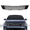 G-PLUS Front Upper Bumper Grille Assembly Compatible with Kia Optima LX EX 2016 2017 2018 Chrome ABS Grill 86350-D5020,KI1200189