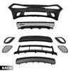 G-PLUS Front Bumper Body Kit Compatible with Dodge Charger 2015 2016 2017 2018 2019 2020 2021 2022 SRT Style 9PCS, Black