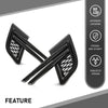 G-PLUS Fender Vent Grille Trim Louver Compatible with Land Rover Range Rover Sport 2014-2017 Without SVR Black