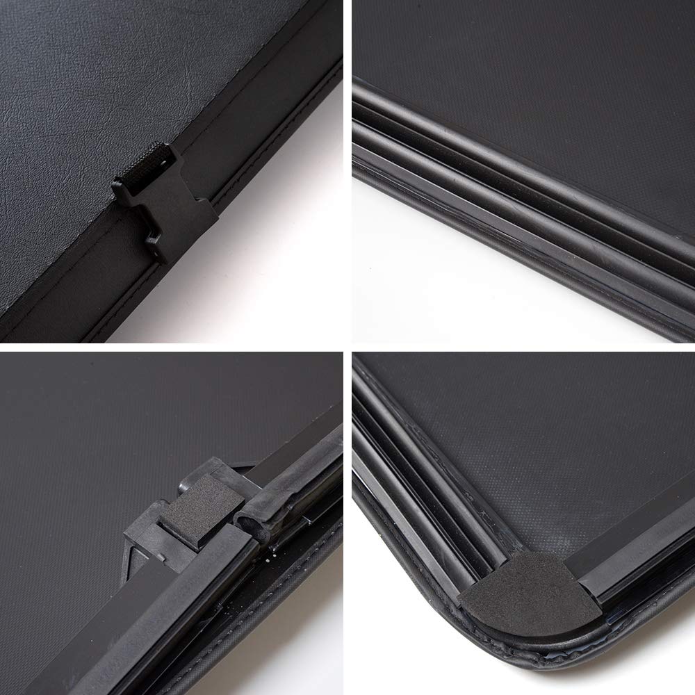 G-PLUS 5.5ft Soft Lock Four-Fold Truck Bed Tonneau Cover Compatible with 2015-2022 Ford F150 Extra Short Bed 5´5"