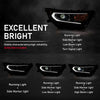 G-PLUS LED Headlights Assembly Front Headlamp Right Compatible with Toyota RAV4 XLE Hybrid XSE/Limited 2019-2022 81110-0R162 Bumper Headlamps,faros delanteros