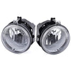 G-PLUS Clear Lens Fog Light Assembly Compatible with Dodge Caravan, Chrysler Pacifica Sebring, Jeep - Driving Fog Lamps w/ H10 Halogen 12V 42W Bulbs