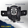 G-PLUS Fog Lights Assembly Replacement for 2019 2020 Nissan Altima 4-Door Sedan S SL SR SV Front Bumper Fog Lights w/Bulb Clear Lens LED Fog Lamps (Pair)