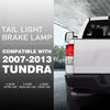 G-PLUS Tail Light Brake Lamp Left Side w/o Bulb Wiring Harness Fit Toyota Tundra 2007 2008 2009 2010 2011 2021 2013(2-Door Regular Cab,4-Door Extra Cab,4-Door Crew Cab) Luces TraserasAssembly