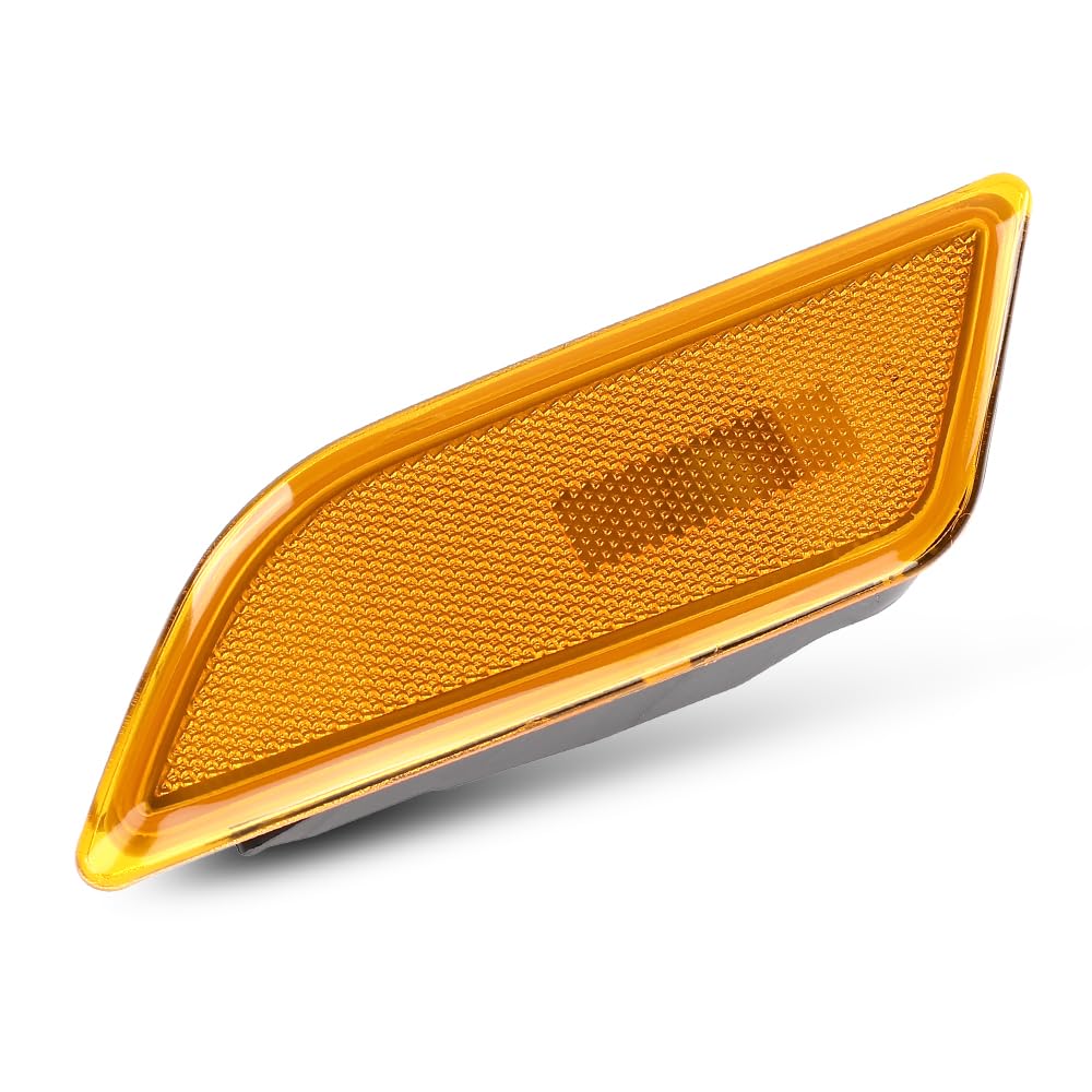 G-PLUS Side Marker Corner Light Lamp Left, Compatible with Benz C250 C300 C350 2012-2015, Driver Side, Amber Lens, 2049067301, MB2550105